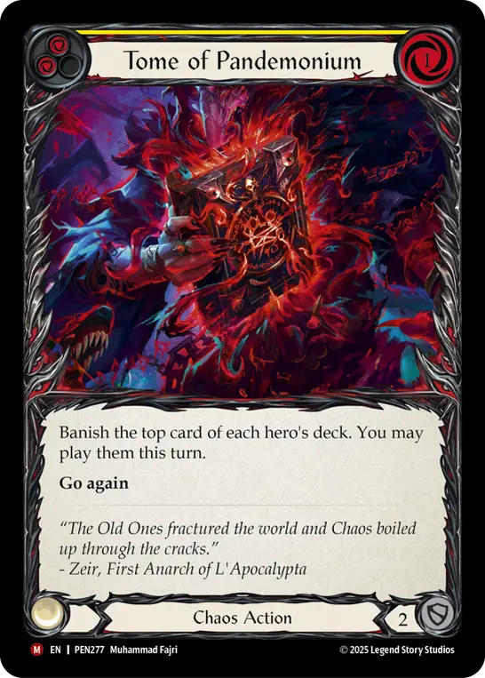 Tome of Pandemonium card image, pitch 2