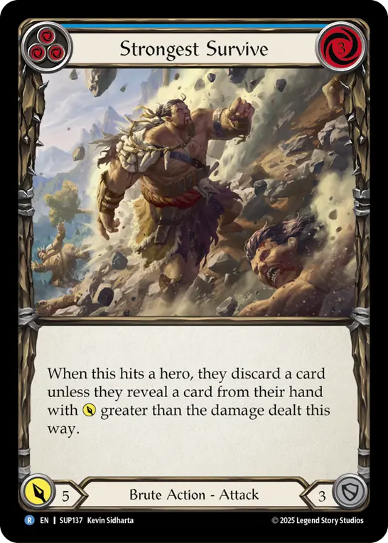 Strongest Survive card image, pitch 3