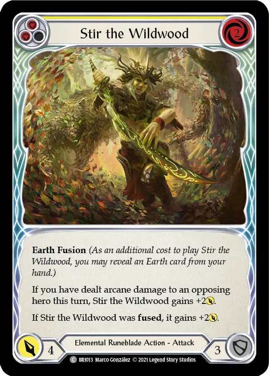 Stir the Wildwood card image, pitch 2