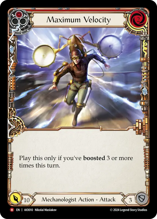 Maximum Velocity card image, pitch 1