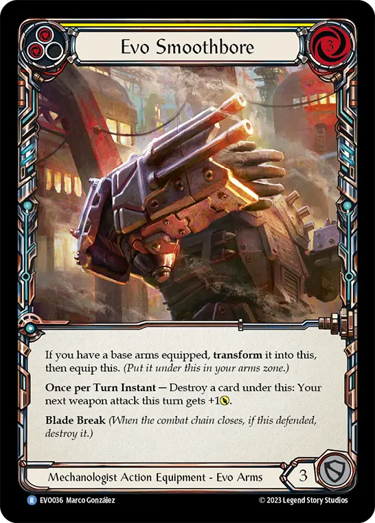 Evo Smoothbore card image, pitch 2
