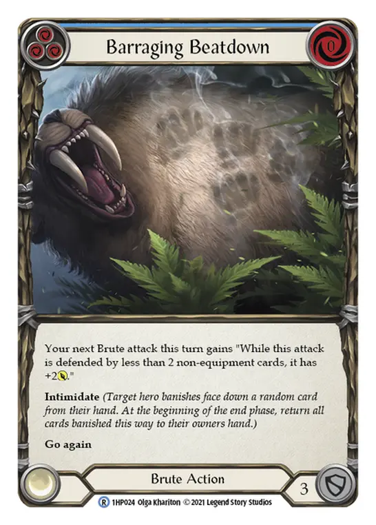 Barraging Beatdown card image, pitch 3
