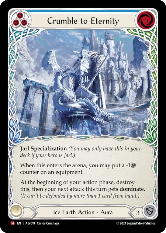 Crumble to Eternity card image, pitch 3
