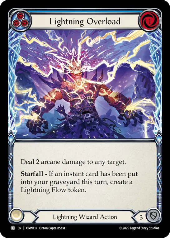 Lightning Overload card image, pitch 3