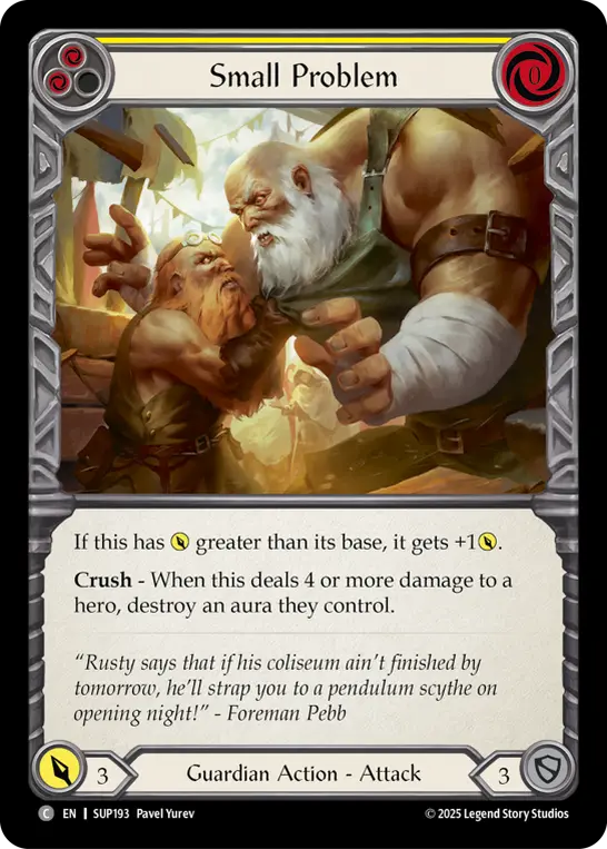 Small Problem card image, pitch 2