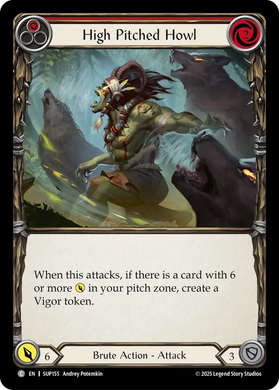 High Pitched Howl card image, pitch 1