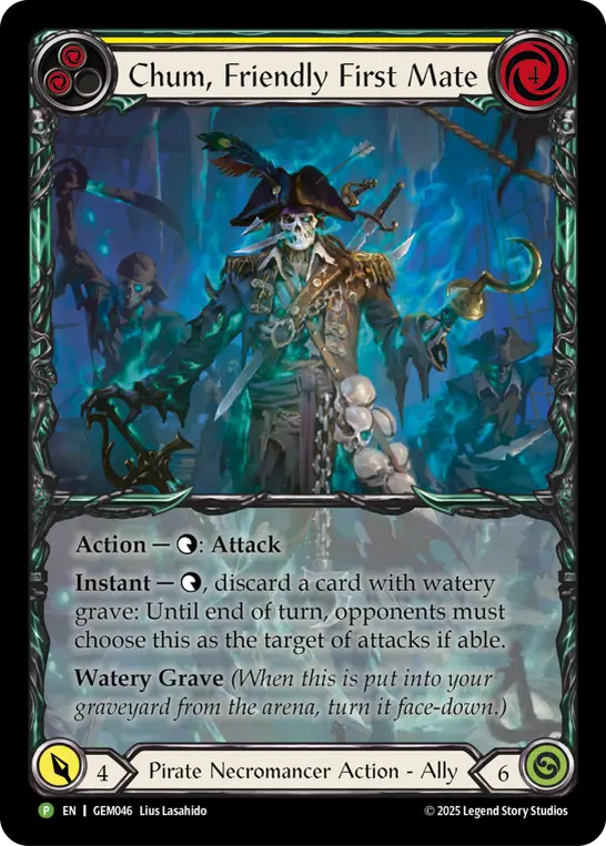 Chum, Friendly First Mate card image, pitch 2