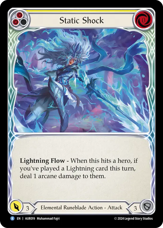 Static Shock card image, pitch 2