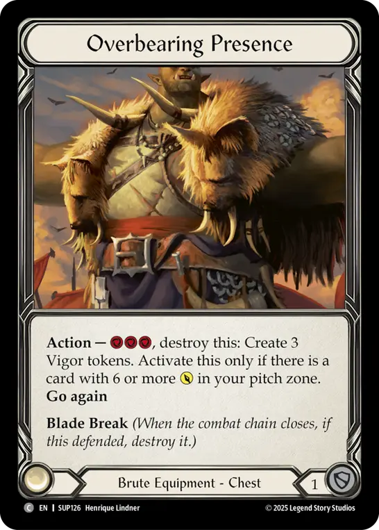 Overbearing Presence card image