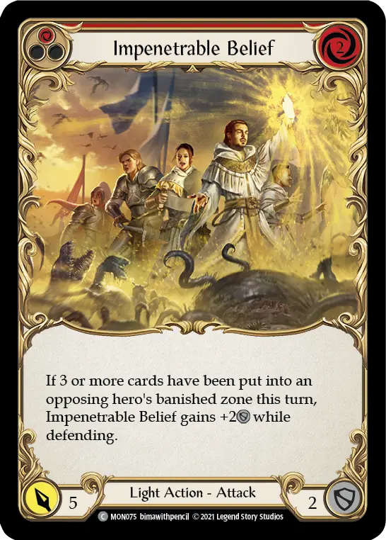 Impenetrable Belief card image, pitch 1