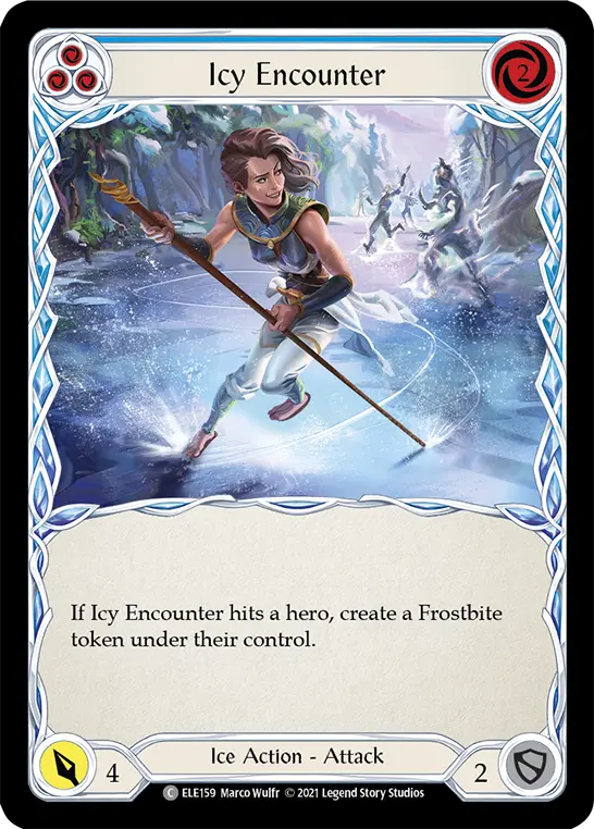 Icy Encounter card image, pitch 3