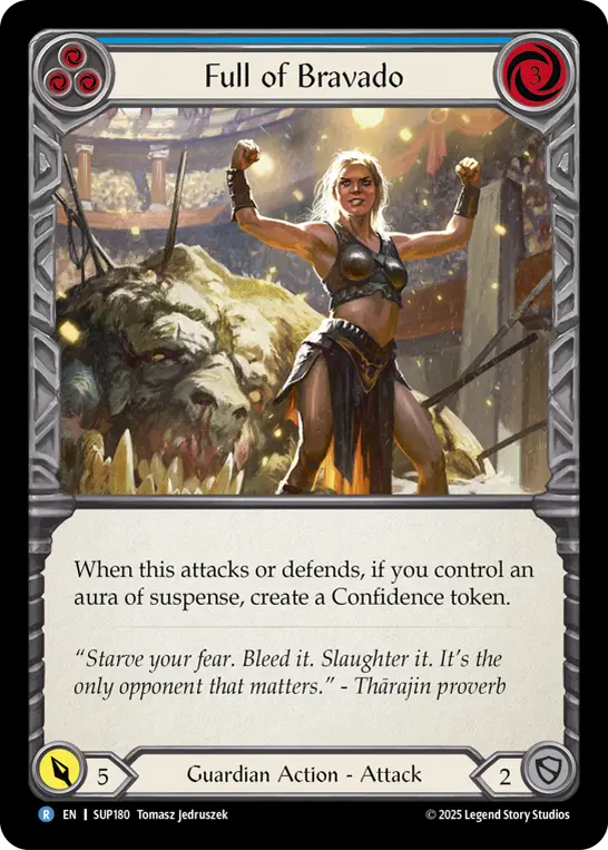 Full of Bravado card image, pitch 3