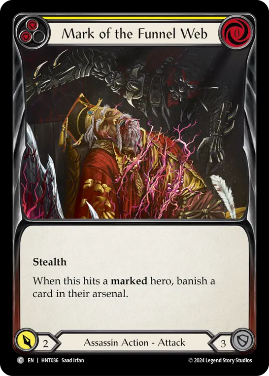 Mark of the Funnel Web card image, pitch 2