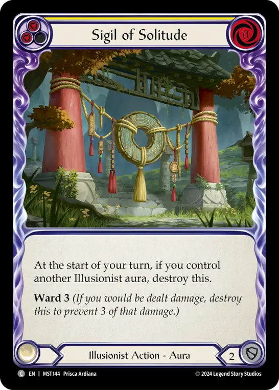 Sigil of Solitude card image, pitch 2