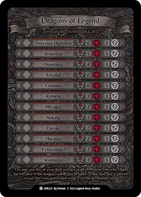Dragons of Legend card image
