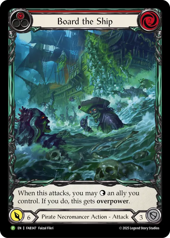 Board the Ship card image, pitch 1