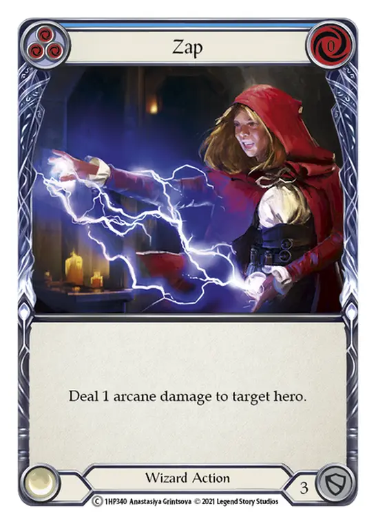 Zap card image, pitch 3