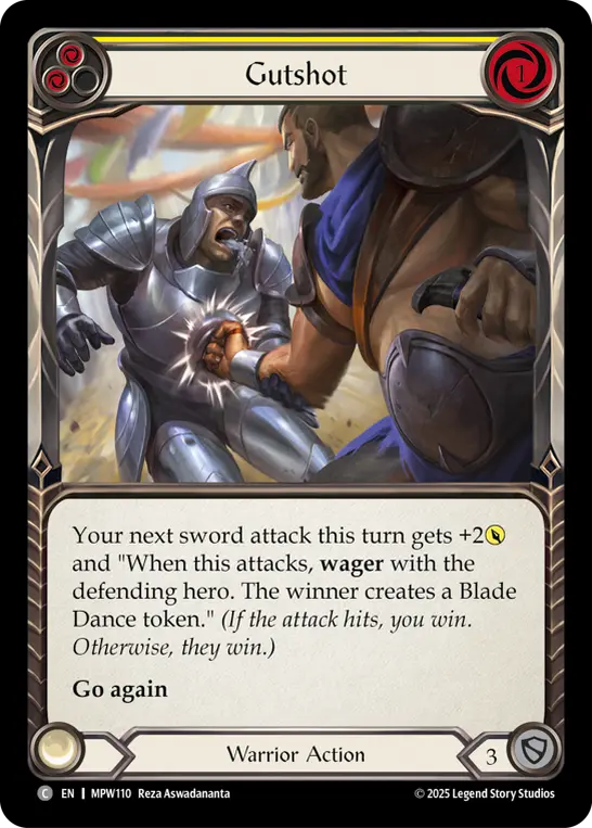 Gutshot card image, pitch 2