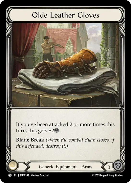 Olde Leather Gloves card image