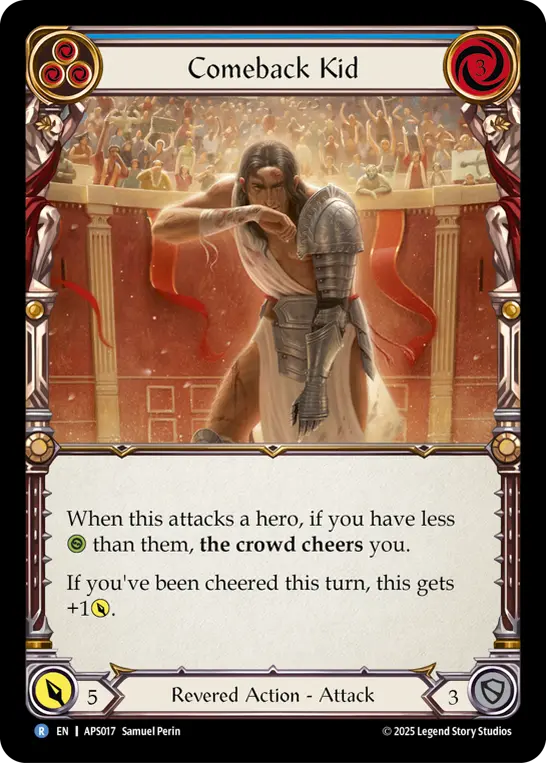 Comeback Kid card image, pitch 3