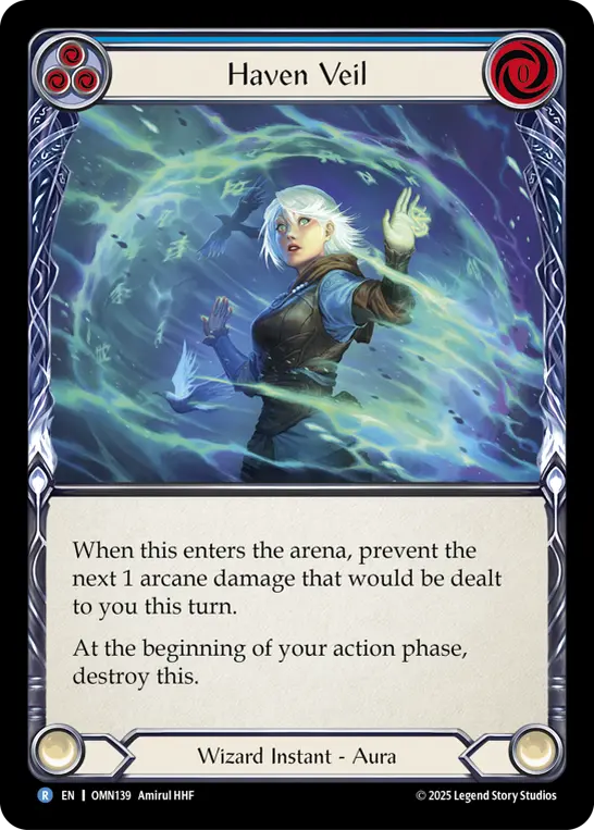 Haven Veil card image, pitch 3