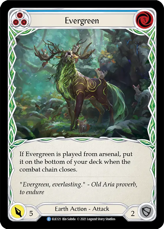 Evergreen card image, pitch 3