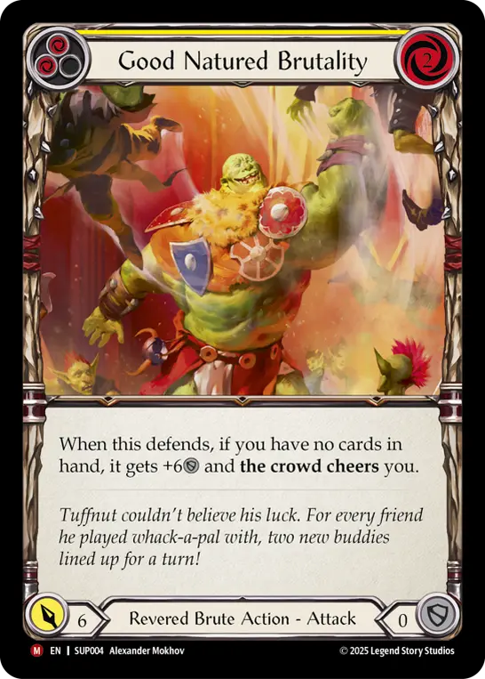 Good Natured Brutality card image, pitch 2
