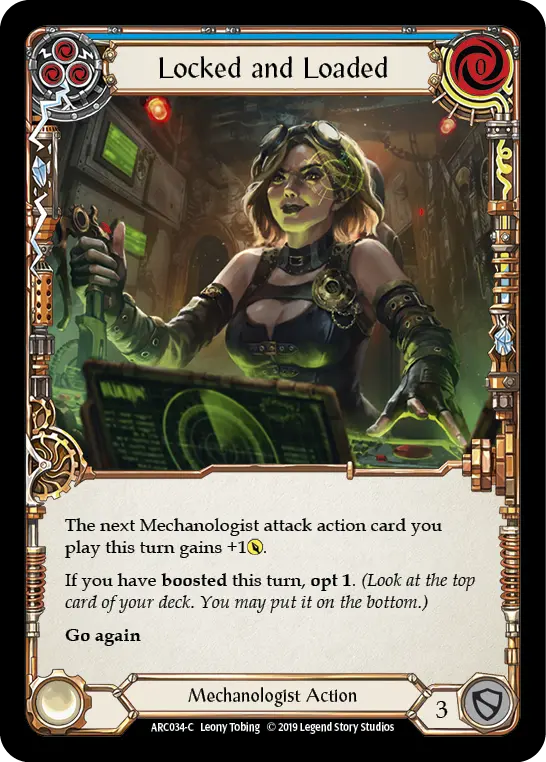 Locked and Loaded card image, pitch 3