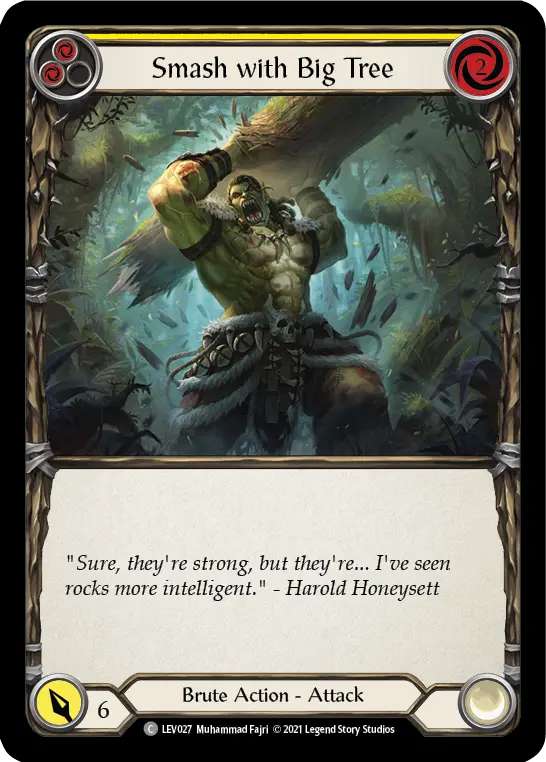 Smash with Big Tree card image, pitch 2
