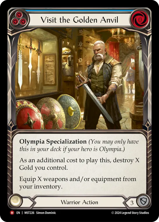 Visit the Golden Anvil card image, pitch 3