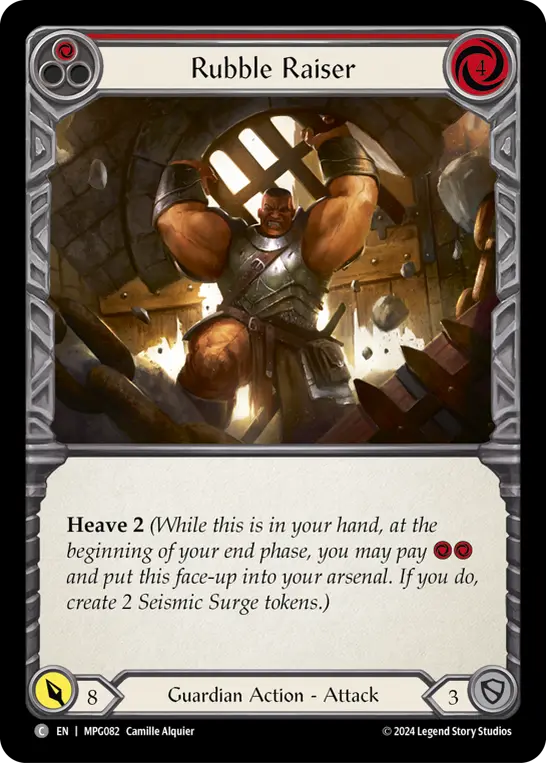 Rubble Raiser card image, pitch 1