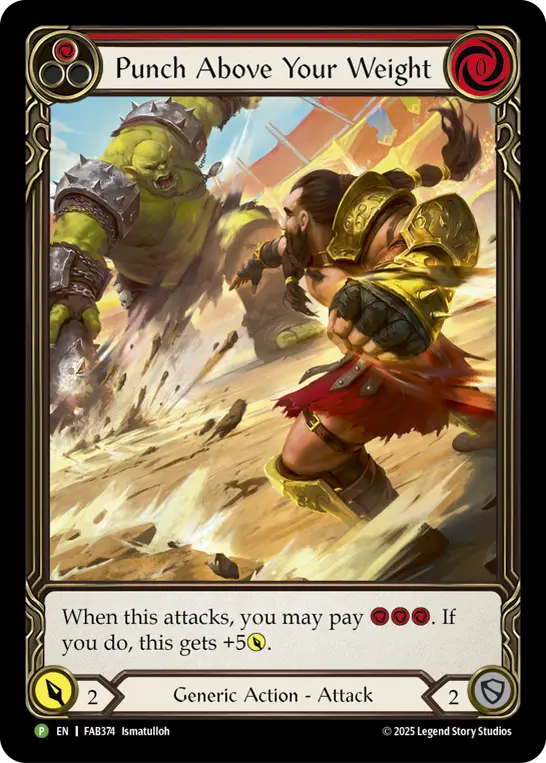 Punch Above Your Weight card image, pitch 1