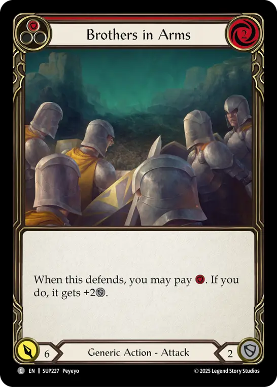 Brothers in Arms card image, pitch 1