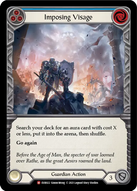 Imposing Visage card image, pitch 3