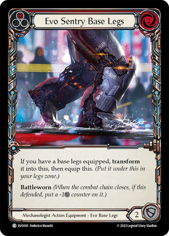 Evo Sentry Base Legs card image, pitch 1
