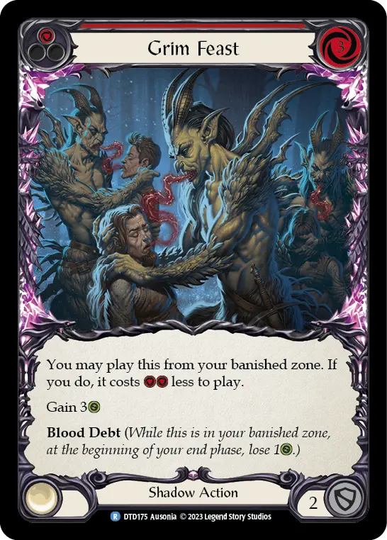 Grim Feast card image, pitch 1