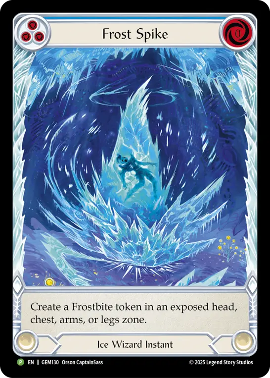 Frost Spike card image, pitch 3