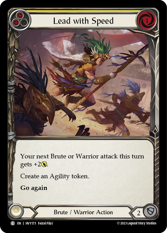 Lead with Speed card image, pitch 2