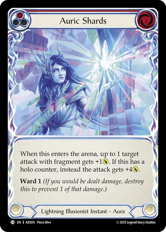 Auric Shards card image, pitch 1