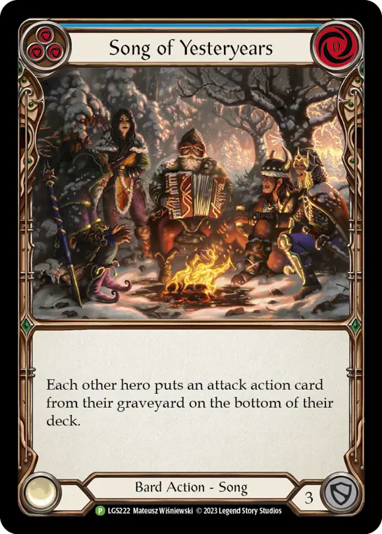 Song of Yesteryears card image, pitch 3