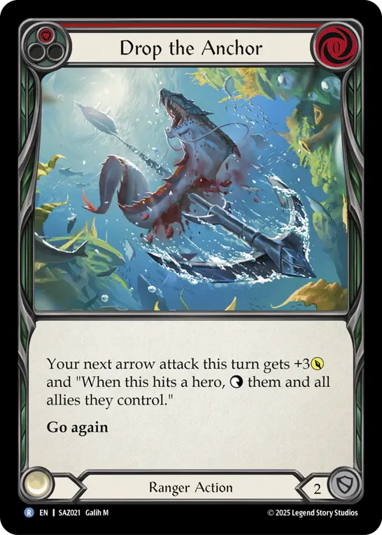 Drop the Anchor card image, pitch 1