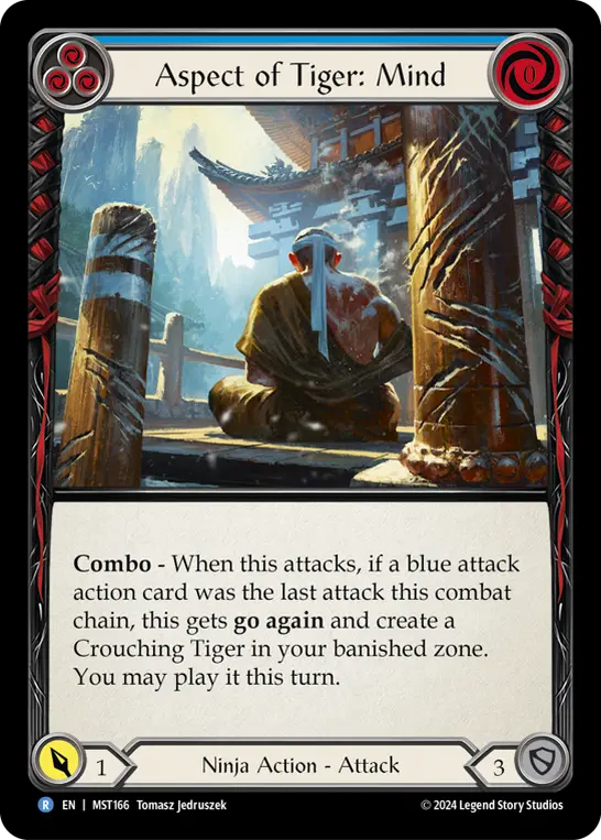 Aspect of Tiger: Mind card image, pitch 3