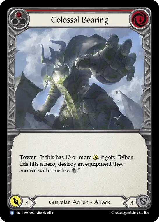 Colossal Bearing card image, pitch 1