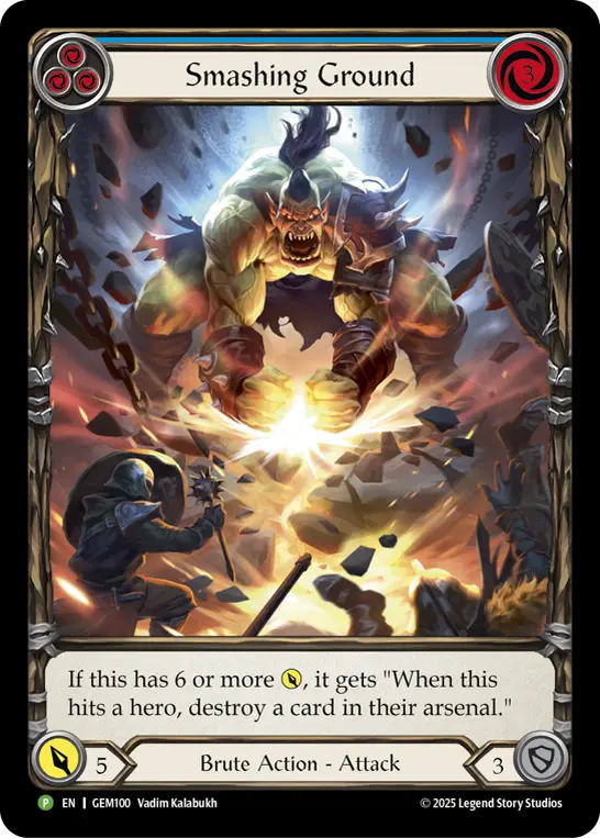 Smashing Ground card image, pitch 3