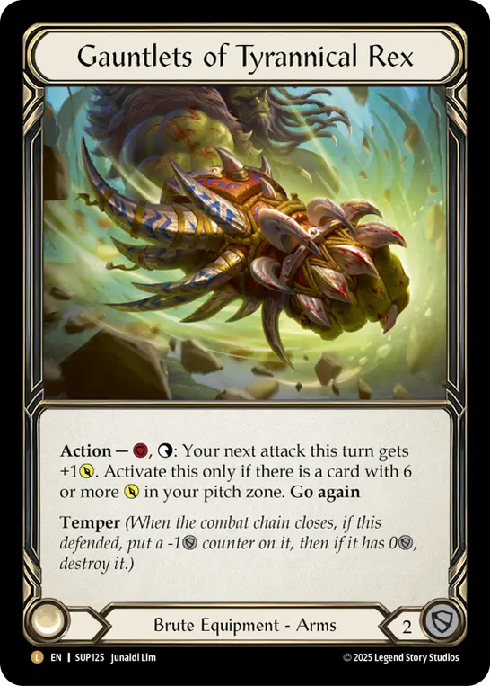Gauntlets of Tyrannical Rex card image