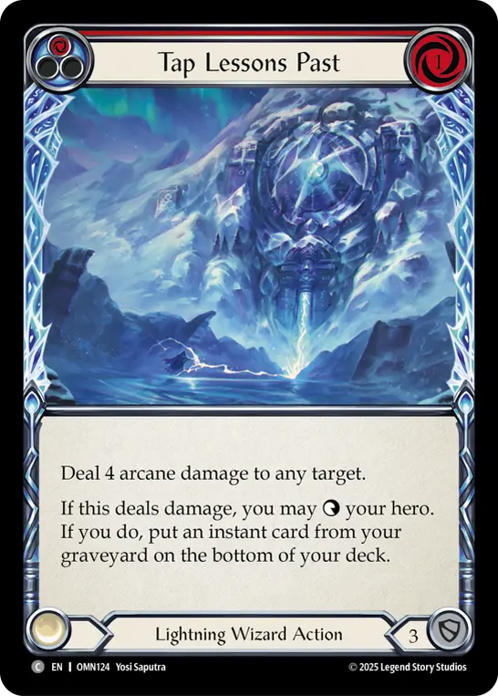 Tap Lessons Past card image, pitch 1