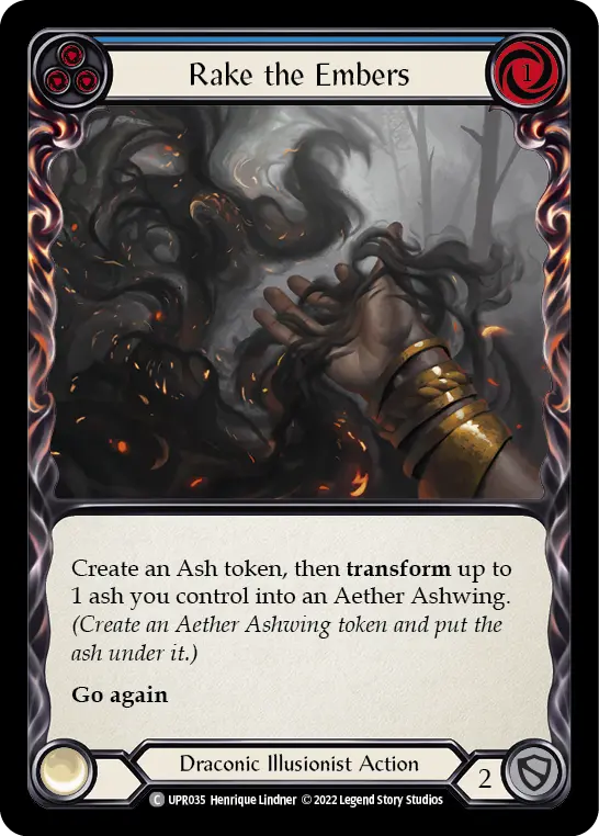 Rake the Embers card image, pitch 3