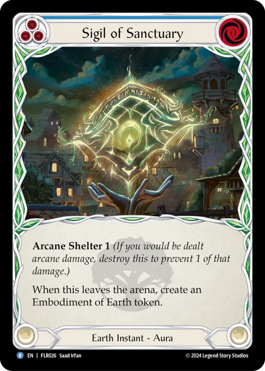 Sigil of Sanctuary card image, pitch 3
