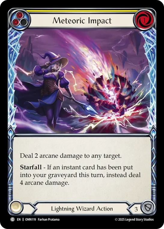 Meteoric Impact card image, pitch 2