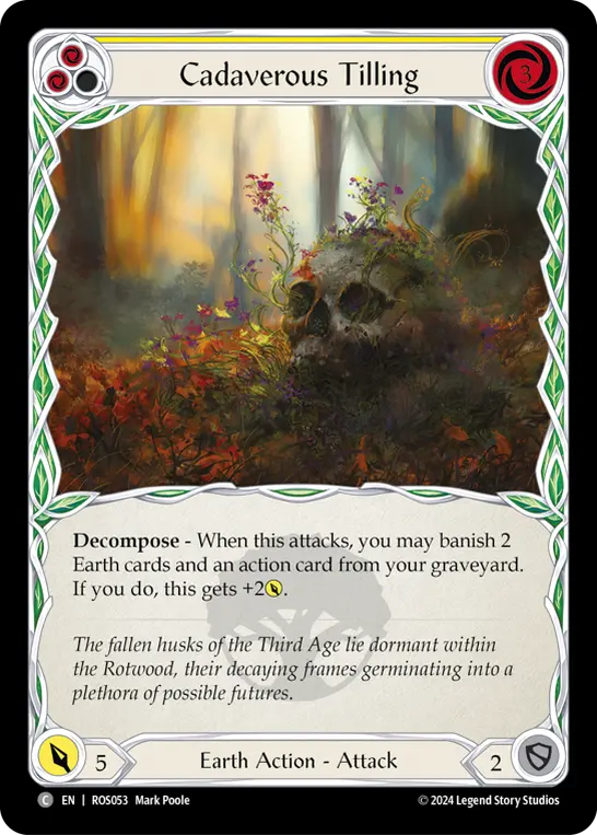 Cadaverous Tilling card image, pitch 2